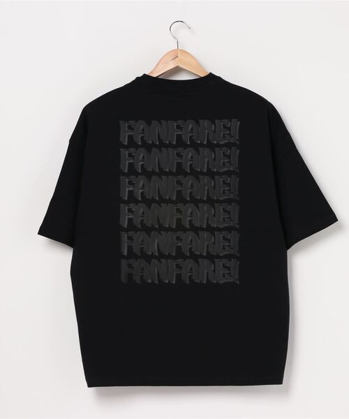 SUPERTHANKS（スーパーサンクス）の「立体プリントオーバーサイズTシャツ（ユニセックス） ビッグシルエット バックプリント（Tシャツ/カットソー・メンズ・ホワイト/ブラック/ベージュ/ブラック×ブラック/ホワイト系その他・SMALL/MEDIUM/LARGE/L/M）」の5枚目の写真