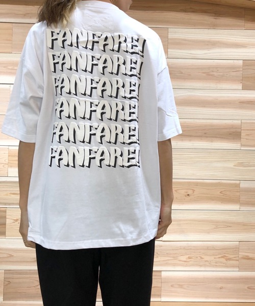 SUPERTHANKS（スーパーサンクス）の「立体プリントオーバーサイズTシャツ（ユニセックス） ビッグシルエット バックプリント（Tシャツ/カットソー・メンズ・ホワイト/ブラック/ベージュ/ブラック×ブラック/ホワイト系その他・SMALL/MEDIUM/LARGE/L/M）」の2枚目の写真