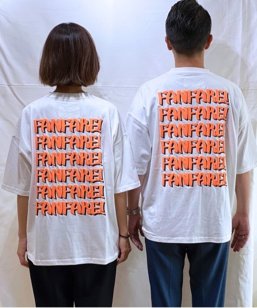 SUPERTHANKS（スーパーサンクス）の「立体プリントオーバーサイズTシャツ（ユニセックス） ビッグシルエット バックプリント（Tシャツ/カットソー・メンズ・ホワイト/ブラック/ベージュ/ブラック×ブラック/ホワイト系その他・SMALL/MEDIUM/LARGE/L/M）」の6枚目の写真