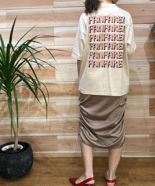 SUPERTHANKS（スーパーサンクス）の「立体プリントオーバーサイズTシャツ（ユニセックス） ビッグシルエット バックプリント（Tシャツ/カットソー・メンズ・ホワイト/ブラック/ベージュ/ブラック×ブラック/ホワイト系その他・SMALL/MEDIUM/LARGE/L/M）」の12枚目の写真