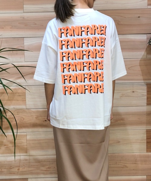SUPERTHANKS（スーパーサンクス）の「立体プリントオーバーサイズTシャツ（ユニセックス） ビッグシルエット バックプリント（Tシャツ/カットソー・メンズ・ホワイト/ブラック/ベージュ/ブラック×ブラック/ホワイト系その他・SMALL/MEDIUM/LARGE/L/M）」の11枚目の写真