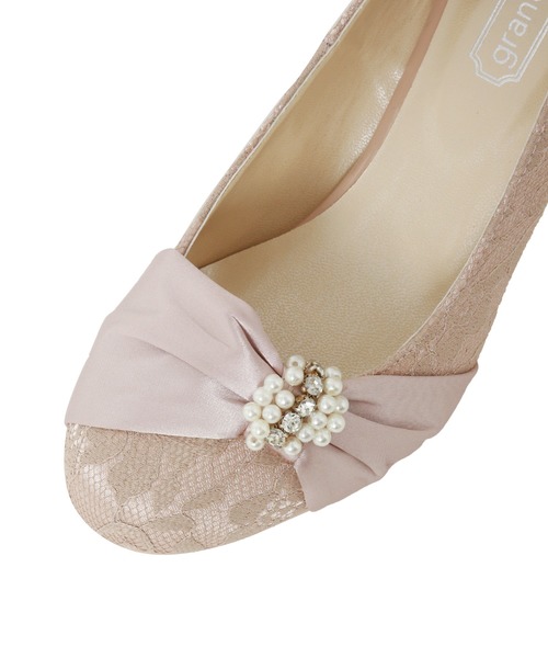 MARLENE JOBERT（マルレーヌ　ジョベル）の「フロントリボンパンプス（パンプス・レディース・ブラック/ピンク/シルバー・23.5cm/24.5cm/23.0cm/24.0cm）」の14枚目の写真