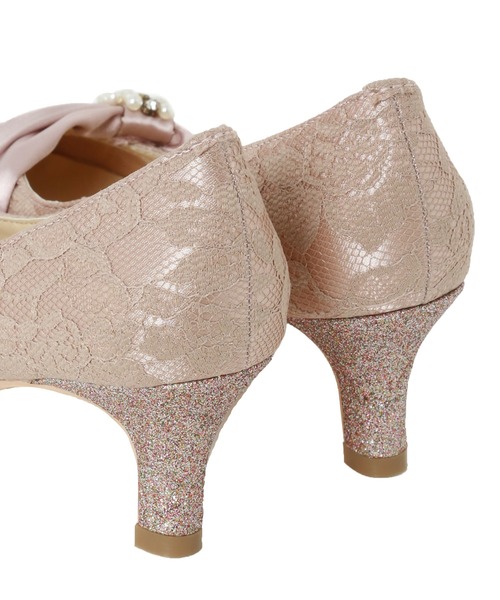 MARLENE JOBERT（マルレーヌ　ジョベル）の「フロントリボンパンプス（パンプス・レディース・ブラック/ピンク/シルバー・23.5cm/24.5cm/23.0cm/24.0cm）」の13枚目の写真