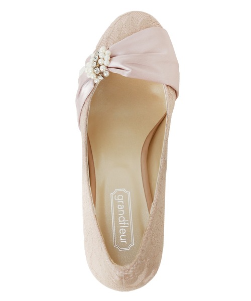 MARLENE JOBERT（マルレーヌ　ジョベル）の「フロントリボンパンプス（パンプス・レディース・ブラック/ピンク/シルバー・23.5cm/24.5cm/23.0cm/24.0cm）」の12枚目の写真