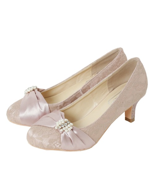 MARLENE JOBERT（マルレーヌ　ジョベル）の「フロントリボンパンプス（パンプス・レディース・ブラック/ピンク/シルバー・23.5cm/24.5cm/23.0cm/24.0cm）」の18枚目の写真