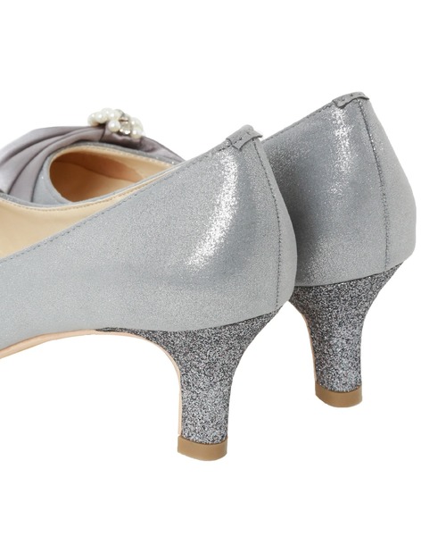 MARLENE JOBERT（マルレーヌ　ジョベル）の「フロントリボンパンプス（パンプス・レディース・ブラック/ピンク/シルバー・23.5cm/24.5cm/23.0cm/24.0cm）」の8枚目の写真