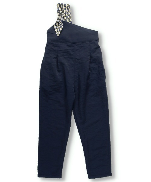 BRANSHES(ブランシェス)の「ワンショルダーサロペット(サロペット/オーバーオール・キッズ・ネイビー/ベージュ・110cm/130cm/140cm/150cm/90cm/100cm/120cm)」の1枚目の写真