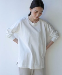 AMERICAN HOLIC | 裾スリットクルーネックカットチュニック(Tシャツ/カットソー)