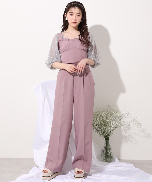 one after another NICE CLAUP(ワンアフターアナザーナイスクラップ)の「マーガレット刺繍ブラウス(シャツ/ブラウス・レディース・ライトグレー/ブラック/アイボリー・FREE)」の4枚目の写真