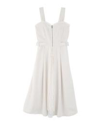 axes femme POETIQUE | レース切替ロングワンピース(ジャンパースカート)