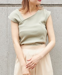 FUN.TRINITY | アシメショルダータンク(タンクトップ)