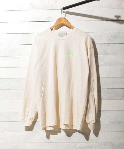 FUN/FOR/FICTION(ファンフォーフィクション)の「《FUN FOR FICTION》RAINBOW LS T(Tシャツ/カットソー・レディース・ナチュラル/チャコールグレー・FREE)」の7枚目の写真
