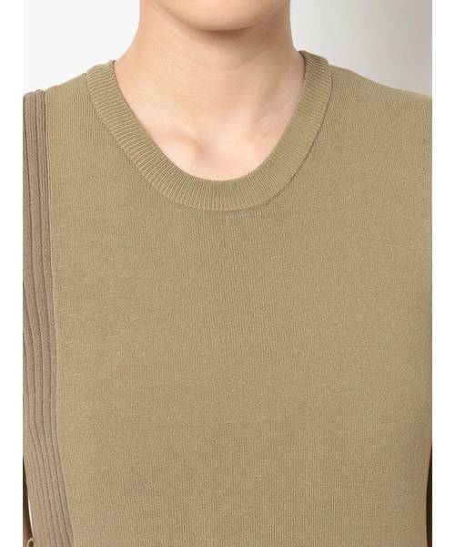 dazzlin（ダズリン）の「バイカラーダブルベルトワンピース（ワンピース・レディース・ブラウン/カーキ/オフホワイト・FREE）」の10枚目の写真