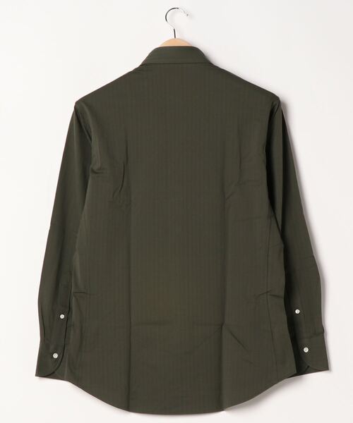 ADAM ET ROPE'（アダムエロペ）の「WLT×MEMBRANAヘリンボンSH（シャツ/ブラウス・メンズ・グリーン系その他/チャコールグレー/ホワイト・LL/S/L/M）」の4枚目の写真
