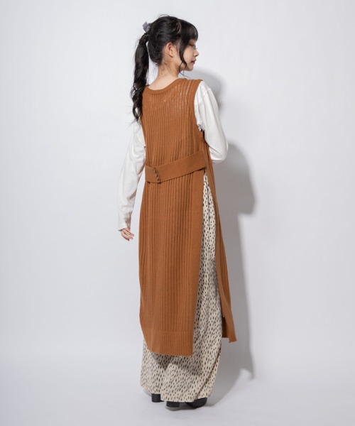 Mysa&Liina(ミーサリーナ)の「変形ドットゆるリラックスワイドパンツ(その他パンツ・レディース・ブラック/ベージュ/カーキ・M)」の19枚目の写真