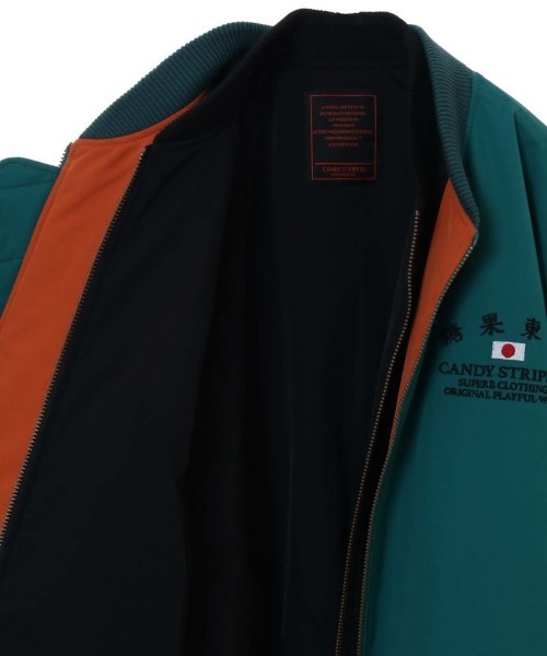 Candy Stripper（キャンディストリッパー）の「CANDY TOKYO MA-1（MA-1・レディース・ブラック/グリーン・2）」の6枚目の写真