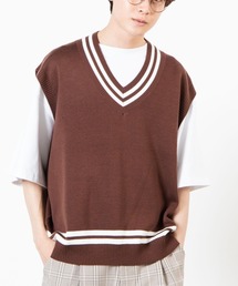 WEGO | WEGO/ミラノリブチルデンニットベスト(ベスト)