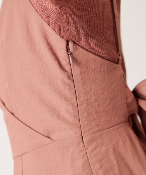 natural couture（ナチュラルクチュール）の「【WEB限定カラー有り】バックリボンキャミワンピース（ワンピース・レディース・ブラック/ブラウン/モカ/チェック/グリーン系その他・FREE）」の20枚目の写真