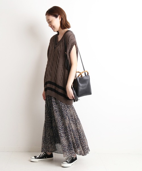 SLOBE IENA（スローブイエナ）の「レオパードフレアスカート【手洗い  