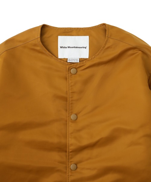 WHITE MOUNTAINEERING（ホワイトマウンテニアリング）の「【White Mountaineering】GORE-TEX INFINIUM NO COLLAR COACH JACKET/WM2073202（ナイロンジャケット・メンズ・ブラック/キャメル・2/3/1）」の11枚目の写真
