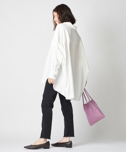 COLLAGE GALLARDAGALANTE - 【新品タグ付】コラージュガリャルダガランテ／ビッグサイズドルマンシャツ　ベージュ COLLAGE GALLARDAGALANTE - 【新品タグ付】コラージュガリャルダ