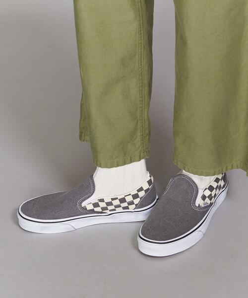 Vans バンズ の Vans バンズ チェッカースリッポン スニーカー スニーカー Wear