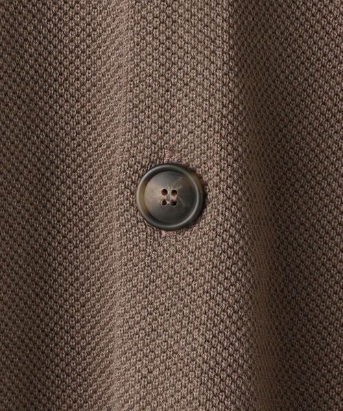crepuscule（クレプスキュール）の「【SHIPS別注】crepuscule: LIGHT MOSS STITCH カーディガン（カーディガン/ボレロ・メンズ・ブラック/ブラウン・1/2）」の6枚目の写真