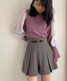 MAJESTIC LEGON | ウエストデザインショートパンツ(その他パンツ)
