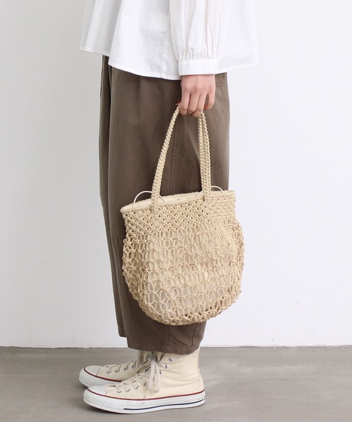 Waxcode Macrame Tote トートバッグ Chambre Charme シャンブルドゥシャーム のファッション De Charme シャンブル