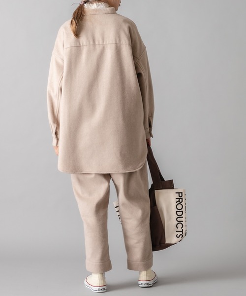 PUAL CE CIN（ピュアルセシン）の「JAPAN MADE／日本製 テーパードパンツ（その他パンツ・レディース・ライトベージュ/ブラウン・FREE）」の19枚目の写真