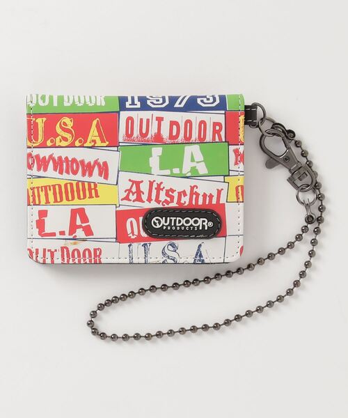 Outdoor Products アウトドアプロダクツ ダウンタウン柄２面パスケース Awd パスケース Outdoor Products アウトドアプロダクツ のファッション通販 Zozotown