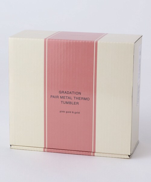 212 KITCHEN STORE（トゥワントゥキッチンストア）の「リュクス　グラデーションペアメタルサーモタンブラー PG・G（グラス/マグカップ/タンブラー・レディース・その他・00）」の2枚目の写真