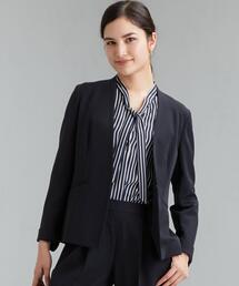 green label relaxing | [ 手洗い可能 / サラフール ] ◆ ノーラペル ジャケット -JPPSBO ◇No09◇ <34-46サイズ>(ノーカラージャケット)