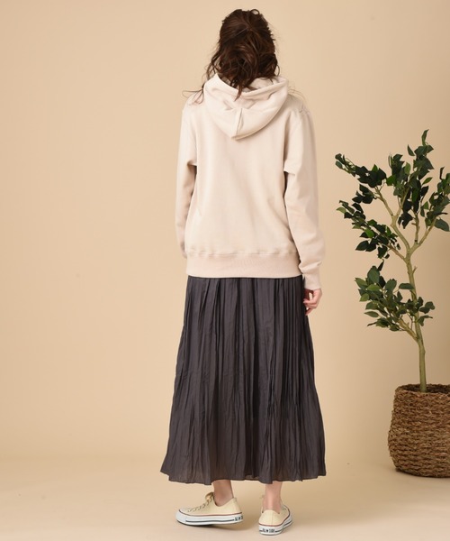 INTERPLANET（インタープラネット）の「シアーランダムプリーツスカート（スカート・レディース・グレー/チャコールグレー/グリーン・FREE）」の10枚目の写真