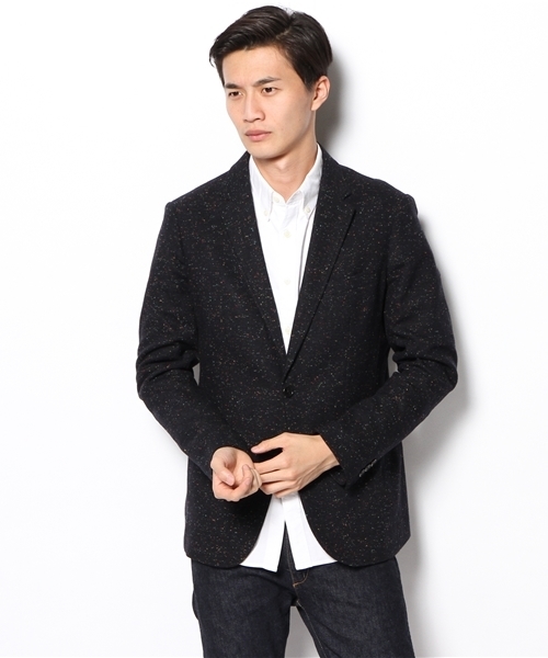 BEAMS(ビームス)の「BEAMS / ホームスパン 2B ジャケット(テーラードジャケット・メンズ・チャコールグレー/ブラウン/ネイビー・MEDIUM/SMALL/LARGE)」の13枚目の写真