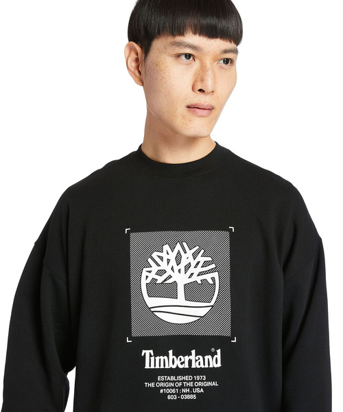 Timberland★長袖 ロゴ クルーネック スウェット トレーナー Timberland｜ティンバーランドのスウェット（ブランドロゴ）通販