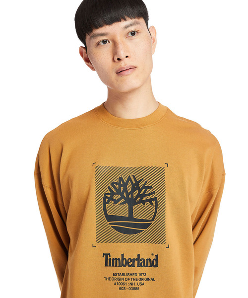 ティンバーランド クルーネック スウェット トップス Timberland（ティンバーランド）の「【ヴィンテージ古着