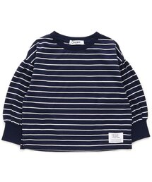 Otonato | 袖ボリュームボーダーＴシャツ【親子でおそろいリンクコーデ】(Tシャツ/カットソー)
