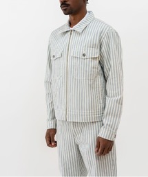 STUSSY（ステューシー）の「Stripe Garage Jacket（ブルゾン）」 - WEAR