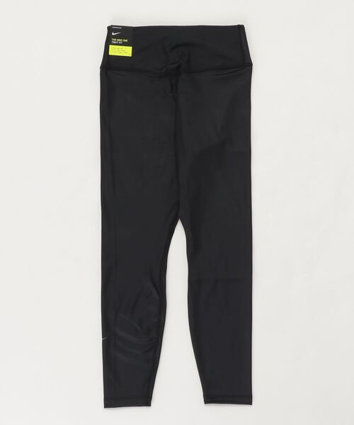 NIKE(ナイキ)の「ナイキ NIKE ナイキ ウィメンズ ナイキ ワン FAUX レザー 7/8 タイツ(その他パンツ・レディース・ブラック・M/S/L)」の4枚目の写真