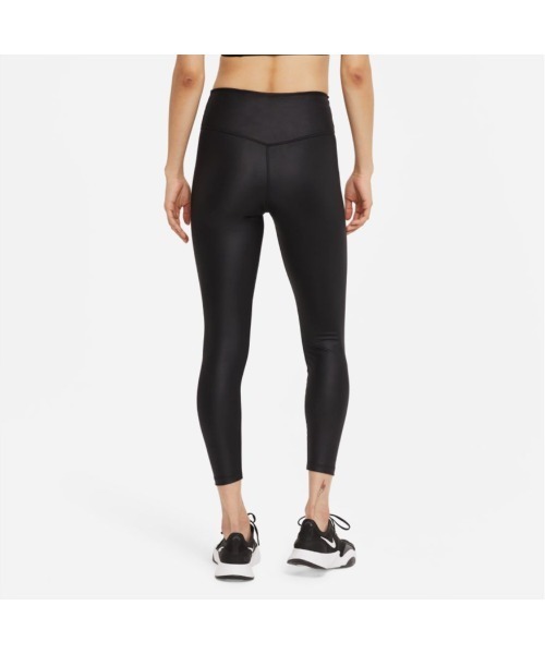 NIKE(ナイキ)の「ナイキ NIKE ナイキ ウィメンズ ナイキ ワン FAUX レザー 7/8 タイツ(その他パンツ・レディース・ブラック・M/S/L)」の3枚目の写真