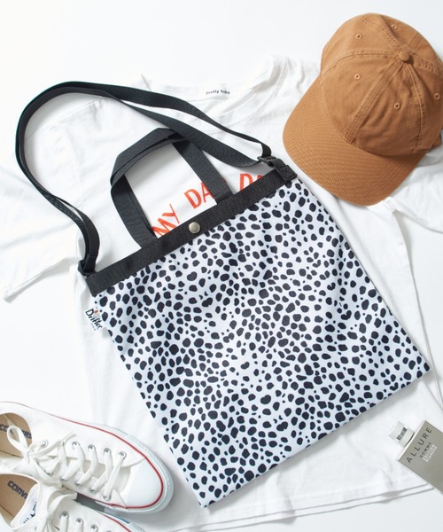 Drifter（ドリフター）の「【Drifter】ELEMENTARY TOTE 軽量ナイロン2WAYトートバッグ ドリフター（トートバッグ・レディース・ベージュ/ブラック/アニマル/その他/ダークブラウン/その他2/ベージュ系その他2/その他4/その他3/グリーン/その他5/その他8/レオパード/その他6/その他7・FREE）」の8枚目の写真