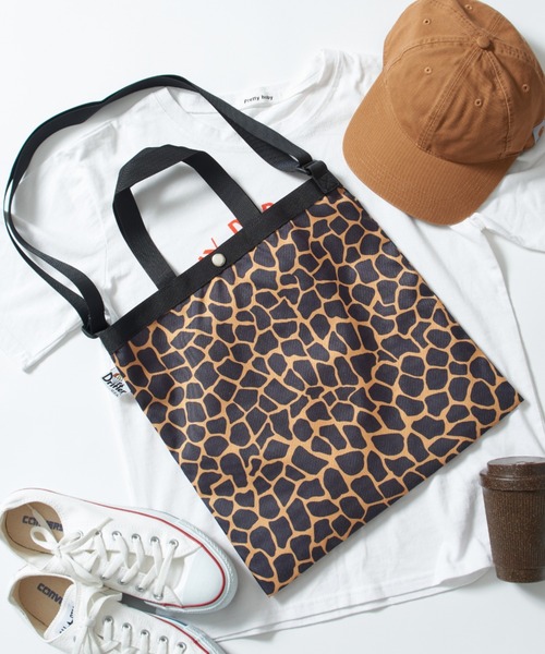 Drifter（ドリフター）の「【Drifter】ELEMENTARY TOTE 軽量ナイロン2WAYトートバッグ ドリフター（トートバッグ・レディース・ベージュ/ブラック/アニマル/その他/ダークブラウン/その他2/ベージュ系その他2/その他4/その他3/グリーン/その他5/その他8/レオパード/その他6/その他7・FREE）」の9枚目の写真