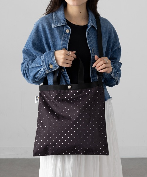 Drifter（ドリフター）の「【Drifter】ELEMENTARY TOTE 軽量ナイロン2WAYトートバッグ ドリフター（トートバッグ・レディース・ベージュ/ブラック/アニマル/その他/ダークブラウン/その他2/ベージュ系その他2/その他4/その他3/グリーン/その他5/その他8/レオパード/その他6/その他7・FREE）」の22枚目の写真