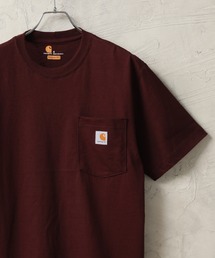 CORPUS　SELECT（コーパストーキョー）の「【Carhartt カーハート】ワンポイントロゴ ポケ付き半袖Tシャツ（Tシャツ/カットソー）」