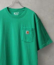 【Carhartt カーハート】ワンポイントロゴ ポケ付き半袖Tシャツ