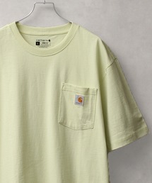 【Carhartt カーハート】ワンポイントロゴ ポケ付き半袖Tシャツ
