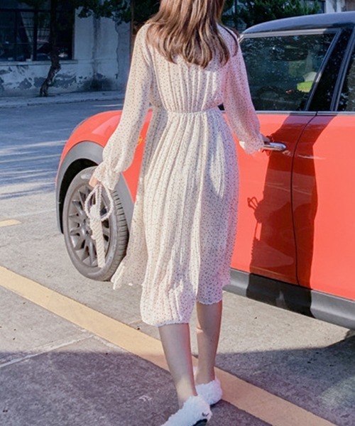 ABYS（アビス）の「ネックリボンドットワンピース（ワンピース・レディース・ホワイト/ブラック・FREE）」の17枚目の写真