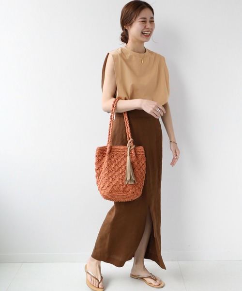 JOURNAL STANDARD relume（ジャーナルスタンダード　レリューム）の「ハイトリコットBOXY Tee◆（Tシャツ/カットソー・レディース・ホワイト/ブラック/ベージュ/レッド・FREE）」の14枚目の写真