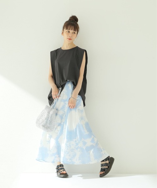 JOURNAL STANDARD relume（ジャーナルスタンダード　レリューム）の「ハイトリコットBOXY Tee◆（Tシャツ/カットソー・レディース・ホワイト/ブラック/ベージュ/レッド・FREE）」の21枚目の写真